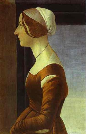 Sandro Botticelli Portrait of a Woman oil painting picture